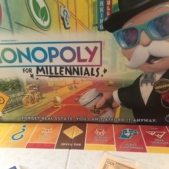 Parker Brothers Monopoly For Millennials Board Game Ages 8+ 2-4 Players - Picture 6 of 14